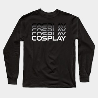 Cosplay Faded - White Long Sleeve T-Shirt